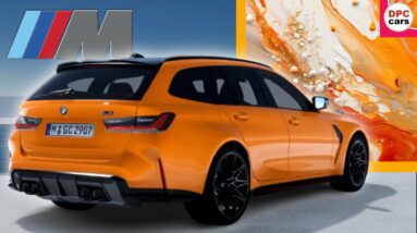 2023 BMW M3 Competition Touring Orange Individual Colors