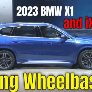 2023 BMW X1 and iX1 Long Wheelbase Debut In Shanghai