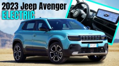 2023 Jeep Avenger is the brand's first fully electric model