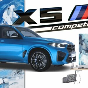2024 BMW X5 M Competition Individual Blue Colors