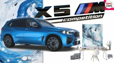 2024 BMW X5 M Competition Individual Blue Colors