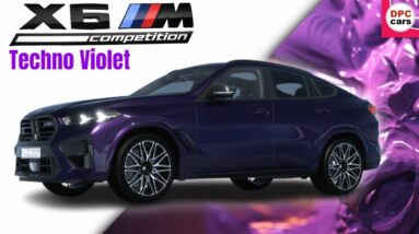2024 BMW X6 M Competition in Techno Violet Metallic Code 299