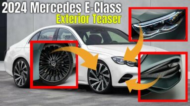 2024 Mercedes E Class Details Teaser Photos Before Reveal