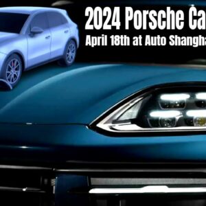 New 2024 Porsche Cayenne Reveals Front Design and Headlight In Last Teaser
