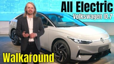 All Electric Volkswagen ID.7 Walkaround
