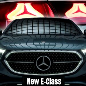 2024 Mercedes Benz E Class Illuminated Radiator Grille, Headlights and Taillights
