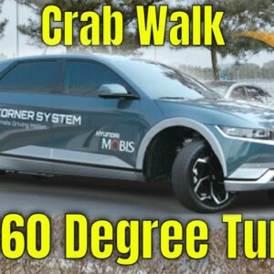 Hyundai Ioniq 5 Performs 360 Degree Turn and Crab Walk