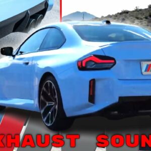 New 2023 BMW M2 Zandvoort Blue Exhaust Sound