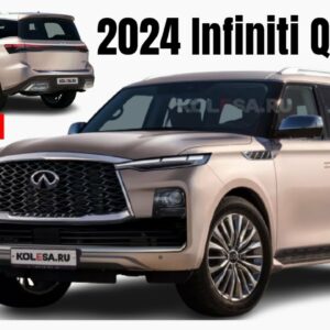 New 2024 Infiniti QX80 Luxury SUV Rendered