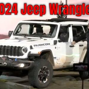 New 2024 Jeep Wrangler Presentation at New York Auto Show