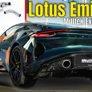2023 Lotus Emira Milltek 3.5 liter V6 Sport Manual Transmission Exhaust System Sound