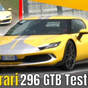 Ferrari 296 GTB Testing New Tires at the Nurburgring With Sweet Exhaust Sound