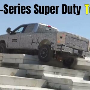 2023 Ford F Series Super Duty Testing in the United States