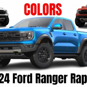 2024 Ford Ranger Raptor Colors Revealed