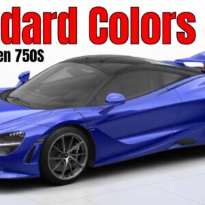 2024 McLaren 750S Standard Colors