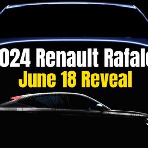 2024 Renault Rafale Large Coupe SUV Teased Before June 18 Reveal