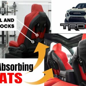 2024 Toyota Tacoma TRD PRO Shock Absorbing Off Road Seats