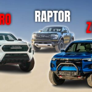 2024 Toyota Tacoma TRD Pro vs Ford Ranger Raptor vs Chevy Colorado ZR2