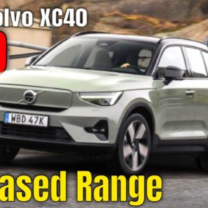 2024 Volvo C40 and XC40 Recharge Rear Wheel Drive RWD Increase Range