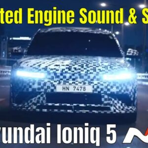 Electric Hyundai Ioniq 5 N Simulated Engine Sound and Shifting