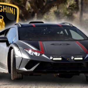 Lamborghini Huracan Sterrato Trailer With Epic Exhaust Sound
