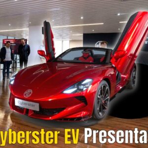 MG Cyberster Electric Sports Car Reveal Presentation