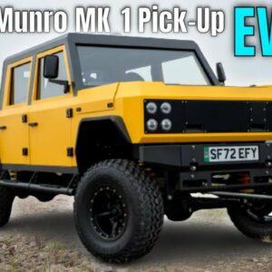 Munro MK_1 Pick-Up Truck Debuts As EV Off-Roader With 190-Mile Range