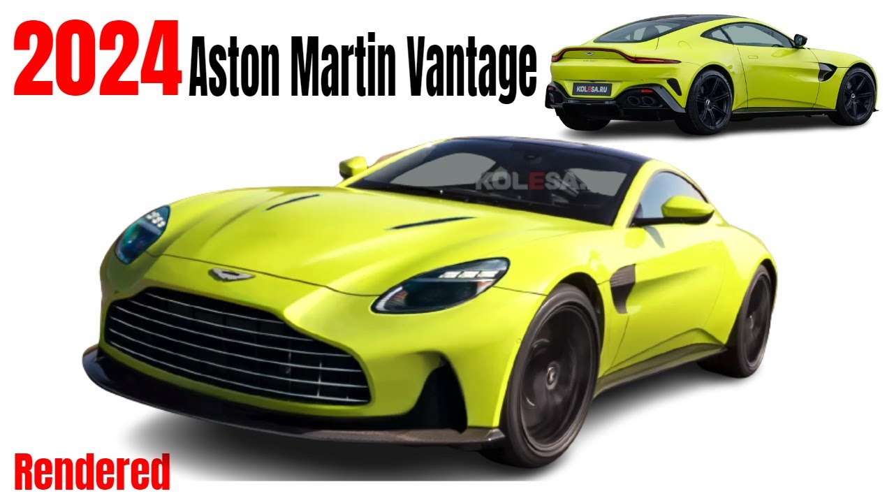 New Aston Martin Vantage 2024 Rendered