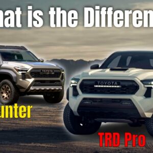 What is the difference between 2024 Toyota Tacoma TRD Pro and Trailhunter