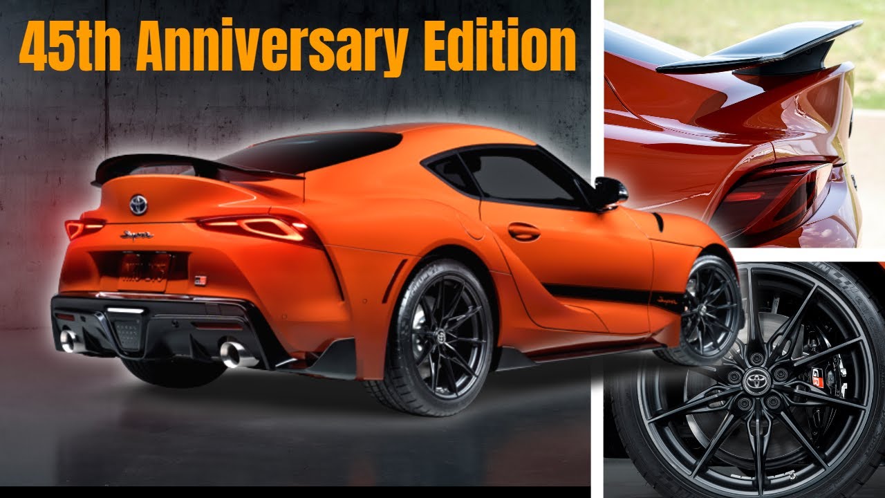 2025 Toyota Supra 45th Anniversary Edition