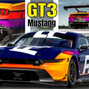Ford Mustang Dark Horse Based GT3 Race Car Unveiled