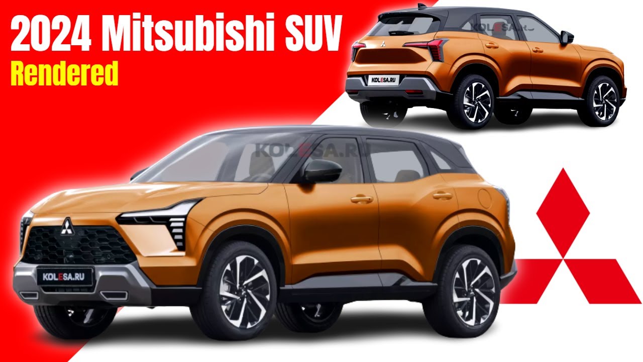 Next Generation 2024 Mitsubishi SUV Rendered