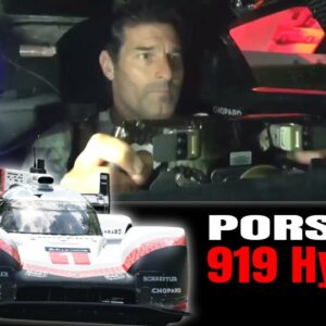 Porsche 919 Hybrid Introduced By Timo Bernhard and Driven By Mark Webber