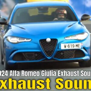 2024 Alfa Romeo Giulia Quadrifoglio Exhaust Sound