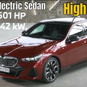 2024 BMW i5 5-Series Electric Sedan Highlights