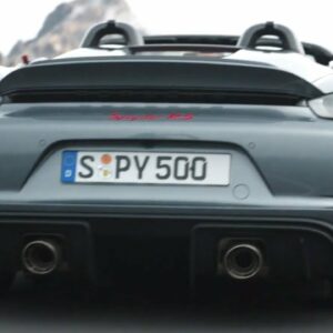 2024 Porsche 718 Spyder RS Driving and Exhaust Sound