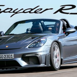2024 Porsche 718 Spyder RS in Vanadium Grey Metallic