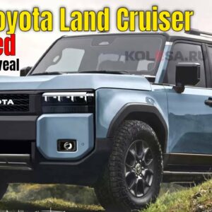 2024 Toyota Land Cruiser Rendered Again Before August 1st Reveal