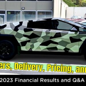 Tesla Q2 2023 Financial Elon Musk on Cybertruck Orders, Delivery, Pricing, and Specs