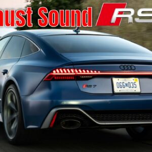 Exhaust Sound - 2024 Audi RS7 Performance
