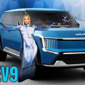 Jodie Kidd Helps Reveal Kia EV9 Electric SUV