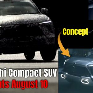 Mitsubishi Compact SUV Teased Will Debuts August 10