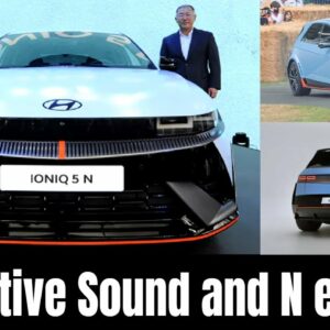 Hyundai Ioniq 5 N Active Sound and N e Shift Mimics Exhaust Sound and DCT Transmission
