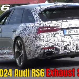 NEW 2024 Audi RS6 Avant Spied With Exhaust Sound