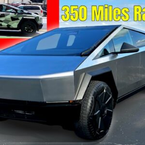 Rumored Tesla Cybertruck Range To Be 350 Miles
