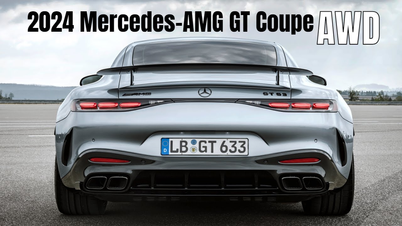 2024 Mercedes AMG GT Coupe Revealed With AWD and 577 Horsepower