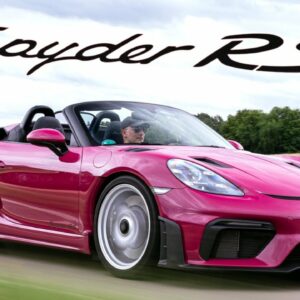 2024 Porsche 718 Spyder RS in Ruby Star Neo