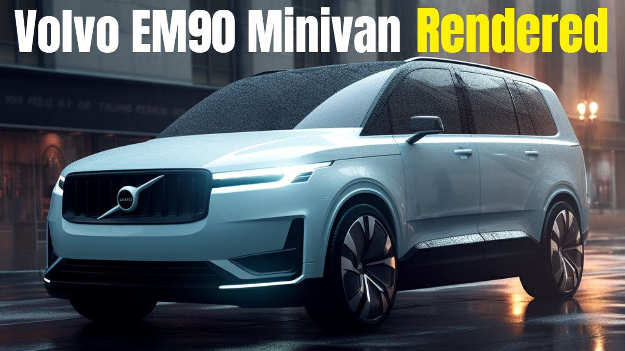 2024 Volvo EM90 Minivan Rendered