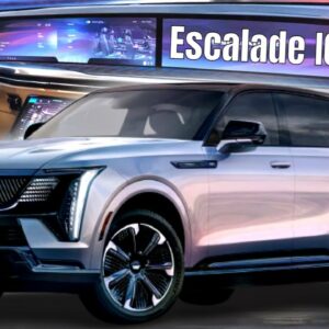 Electric 2025 Cadillac Escalade IQ Revealed With 450 Mile Range and 750 Horsepower