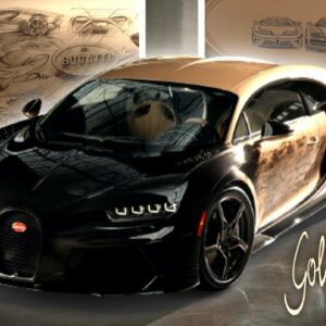 Bugatti Chiron Super Sport Golden Era Car